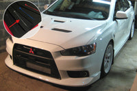 Thumbnail for Rally Armor 08-17 Mitsubishi EVO X Black UR Mud Flap w/ Silver Logo
