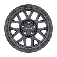 Thumbnail for Weld Off-Road W104 17X9.0 Cinch 5X114.3 5X127 ET-12 BS4.50 Satin Black Gloss Black 78.1