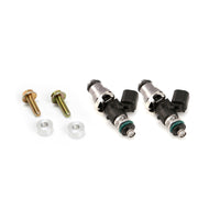 Thumbnail for Injector Dynamics ID1050-XDS Fuel Injectors Polaris RZR 14mm Grey Adapter Top (Set of 2)