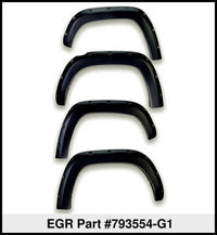 Thumbnail for EGR 19-22 Ford Ranger Painted To Code Shadow Traditional Bolt-On Look Fender Flares Black Set Of 4