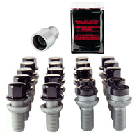 Thumbnail for McGard 5 Lug Hex Install Kit w/Locks (Radius Seat Bolt) M14X1.5 / 17mm Hex / 27.5mm Shank L. - Black