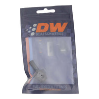 Thumbnail for DeatschWerks 6AN ORB Male to 5/16in Male Barb Fitting (Incl O-Ring) - Anodized Matte Black