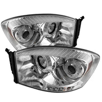 Thumbnail for Spyder Dodge Ram 1500 06-08/Ram 2500 06-09 Projector Headlights LED Halo LED Chrm PRO-YD-DR06-HL-C