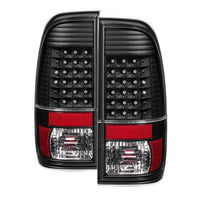 Thumbnail for Xtune Ford F150 Styleside 97-03 / F250/350/450/550 99-07 LED Tail Lights Black ALT-JH-FF15097-LED-BK