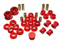 Thumbnail for Energy Suspension 02-05 Honda Civic Si Red Hyper-Flex Master Bushing Set