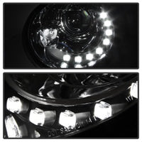 Thumbnail for Spyder Volkswagen Beetle 1998-2005 Projector Headlights DRL Chrome PRO-YD-VB98-DRL-C