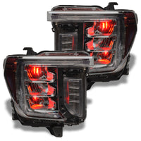 Thumbnail for Oracle 19-21 Silverado/Sierra 1500 RGB Demon Eye Headlight Kit - w/o Controller SEE WARRANTY
