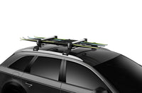 Thumbnail for Thule SnowPack M Ski/Snowboard Rack (Up to 4 Pair Skis/2 Snowboards) - Black/Silver