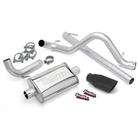 Thumbnail for Banks Power 07-11 Jeep 3.8L Wrangler - 2dr Monster Exhaust System - SS Single Exhaust w/ Black Tip