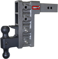 Thumbnail for Gen-Y Mega Duty 2.5in Shank 9in Drop 3K TW 21K Hitch w/GH-061 Dual-Ball/GH-062 Pintle Lock