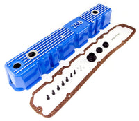 Thumbnail for Omix Blue Aluminum Valve Cover 81-87 CJ & Wrangler