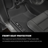 Thumbnail for Husky Liners 19-20 Ram 2500/3500 Crew Cab Weatherbeater 2nd Seat Floor Liner - Black