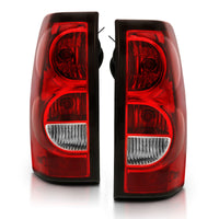 Thumbnail for ANZO 2004-2007 Chevy Silverado Taillight Red/Clear Lens w/Black Trim (OE Replacement)