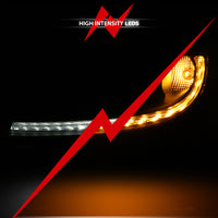 Thumbnail for ANZO 2005-2013 Chevy Corvette Projector Plank Style Switchback H.L. Black Amber