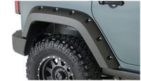 Thumbnail for Bushwacker 07-18 Jeep Wrangler Unlimited Pocket Style Flares 2pc 4-Door Sport Utility Only - Black