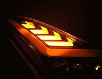 Thumbnail for AlphaRex 08-13 Infiniti G37 NOVA LED Projector Headlights Plank Style Design Gloss Black