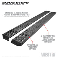 Thumbnail for Westin Grate Steps Running Boards 79 in - Textured Black