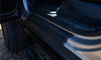 Thumbnail for Bushwacker 09-18 RAM 1500 Extended Cab Trail Armor Rocker Panel and Sill Plate Cover - Black