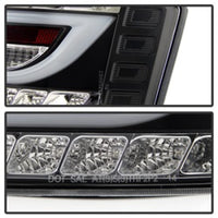 Thumbnail for Spyder Audi A6 05-08 4Dr Sedan Only Version 2 Light Bar LED Tail Lights Blk ALT-YD-AA605V2-LBLED-BK