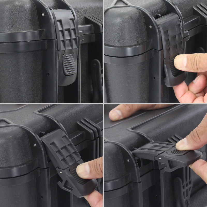Go Rhino XVenture Gear Hard Case w/Foam - Medium 18in. / Lockable / IP67 - Tex. Black