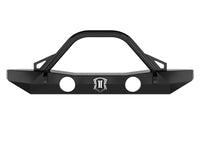 Thumbnail for ICON 07-18 Jeep Wrangler JK Pro Series Mid Width Front Bumper w/Bar/Tabs
