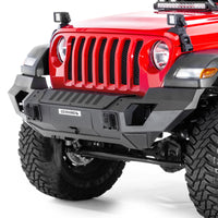 Thumbnail for Go Rhino 07-20 Jeep Wrangler JL/JLU/JK/JKU/Gladiator JT Trailline Front Full Width Bumper