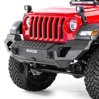 Thumbnail for Go Rhino 07-20 Jeep Wrangler JL/JLU/JK/JKU/Gladiator JT Trailline Front Full Width Bumper