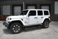 Thumbnail for RealTruck 18-24 Jeep Wrangler 4dr VoltStep Electric Running Board Kit (Drilling Req.) - Tex. Blk