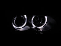 Thumbnail for ANZO 1999-2001 BMW 3 Series E46 Projector Headlights w/ Halo Black