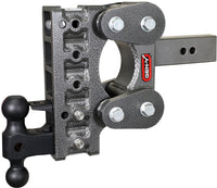Thumbnail for Gen-Y The Boss Torsion-Flex 2.5in Shank 7.5in Drop 16K Hitch w/GH-051 Dual-Ball/GH-032 Pintle Lock
