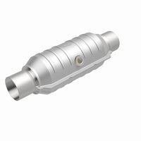 Thumbnail for MagnaFlow Conv Univ 2.25in Inlet/Outlet Center/Center Round 11in Body L x 5.125in W x 15in Overall L