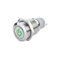Thumbnail for Oracle Pre-Wired Power Symbol On/Off Flush Mount LED Switch - Green SEE WARRANTY
