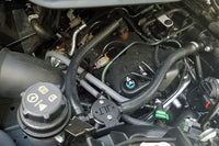 Thumbnail for J&L 15-24 Ford Transit 150/250/350 3.5L EcoBoost Passenger Side Oil Separator 3.0 - Black Anodiz