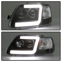 Thumbnail for Spyder 97-03 Ford F-150 (After 6/1997) Light Bar Projector Headlights - Blk (PRO-YD-FF15097V2-LB-BK)