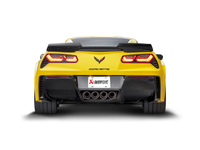 Thumbnail for Akrapovic 14-17 Chevrolet Corvette Z06 (C7) Slip-On Line (Titanium) w/ Carbon Tips