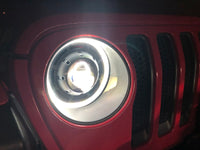 Thumbnail for Oracle Oculus Bi-LED Projector Headlights for Jeep JL/Gladiator JT - Matte Blk - 5500K SEE WARRANTY