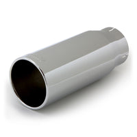 Thumbnail for Banks Power Tailpipe Tip Kit - SS Round Straight Cut - Chrome - 4in Tube - 5in X 12.5in