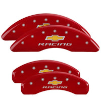 Thumbnail for MGP 4 Caliper Covers Engraved Front & Rear MGP Red finish silver ch