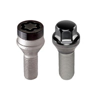 Thumbnail for McGard 5 Lug Hex Install Kit w/Locks (Cone Seat Bolt) M14X1.25 / 17mm Hex / 27.5mm Shank L. - Black