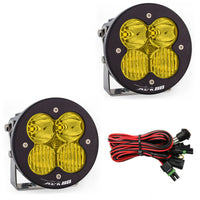 Thumbnail for Baja Designs XL R 80 Series Driving Combo Pattern Pair LED Light Pods - Amber