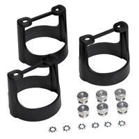 Thumbnail for Autometer 2-1/16in Black Composite Gauge Bracket Kit (3pcs.)