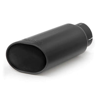 Thumbnail for Banks Power Tailpipe Tip Kit - SS Obround Slash Cut - Black - 4in Tube - 5in X 6in X 14in