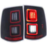Thumbnail for ANZO LED Black 13-17 Dodge Ram 1500/2500/3500 LED Taillights Black