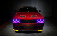 Thumbnail for Oracle 15-21 Dodge Challenger Dynamic Surface Mount Headlight Halo Kit - - Dynamic SEE WARRANTY