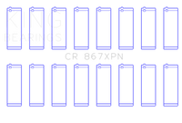 Thumbnail for King GM 265CI 4.3L V8/283CI 4.7L V8/302CI 5.0L V8 (Size STD) Tri-Metal Performance Rod Bearing Set