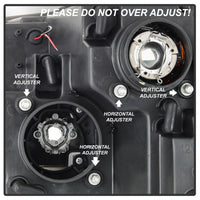 Thumbnail for Spyder 09-16 Dodge Ram 1500 Version 2 Headlights Light Bar DRL Black PRO-YD-DR09V2-LBDRL-BK