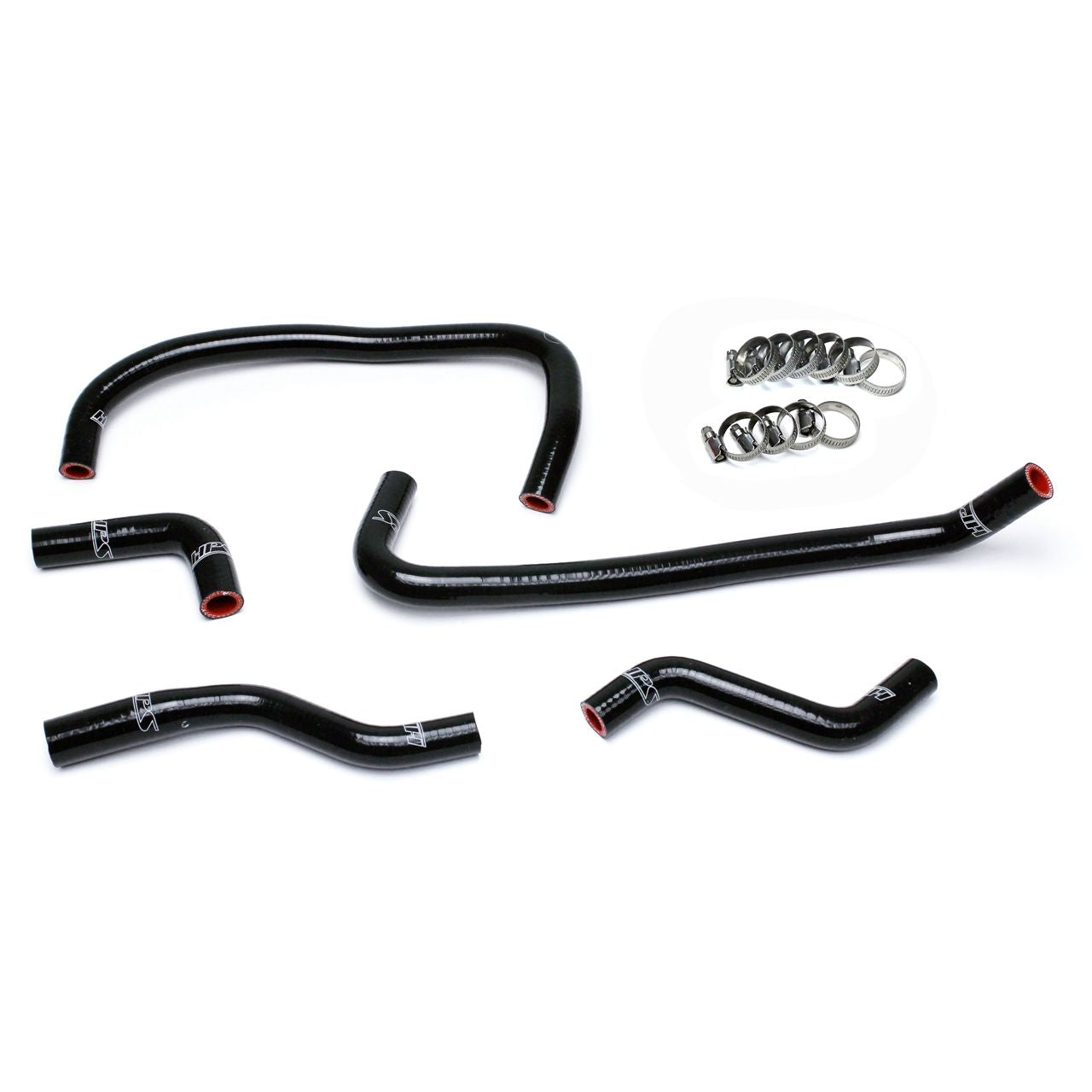 HPS Reinforced Black Silicone heater Hose Kit Coolant for Dodge 13-17 Viper SRT-10 8.4L V10
