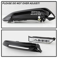 Thumbnail for Spyder 18-19 Honda Accord Sedan OEM LED Fog Lights w/OEM Fit Switch - Clear (FL-HA2018-4D-LED-C)