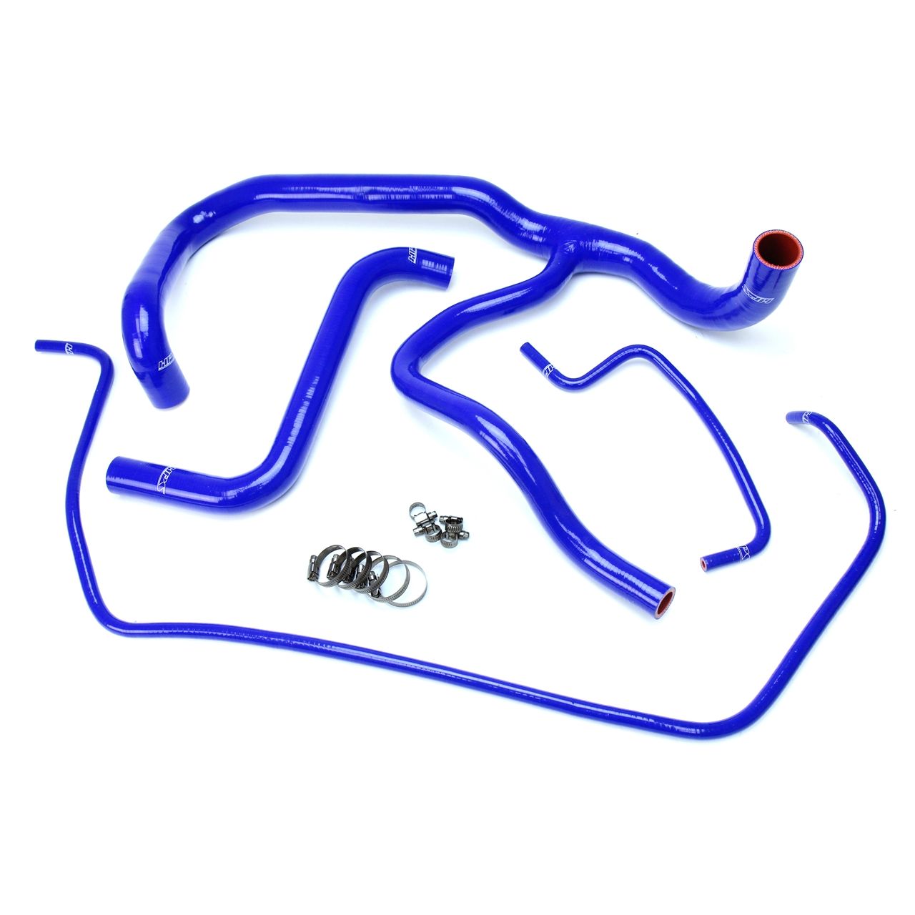 HPS Blue Reinforced Silicone Radiator Hose Kit Coolant for Cadillac 15-17 Escalade ESV 6.2L V8