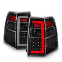 Thumbnail for ANZO 07-17 Ford Expedition LED Taillights w/ Light Bar Black Housing Clear Lens
